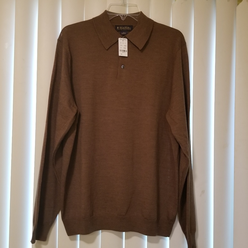 Brooks Brothers Extra Fine Merino Wool Sweater